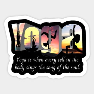 Yoga Is Life Changing Sticker